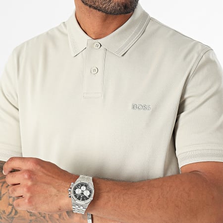 BOSS - Polo Manches Courtes Interlock 50520109 Beige