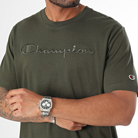 Champion - T-shirt 220273 Donker kaki groen