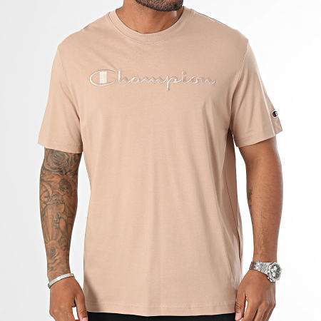 Champion - T-shirt 220273 Donker Beige