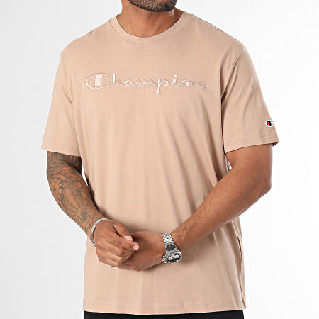 Champion - T-shirt 220273 Donker Beige