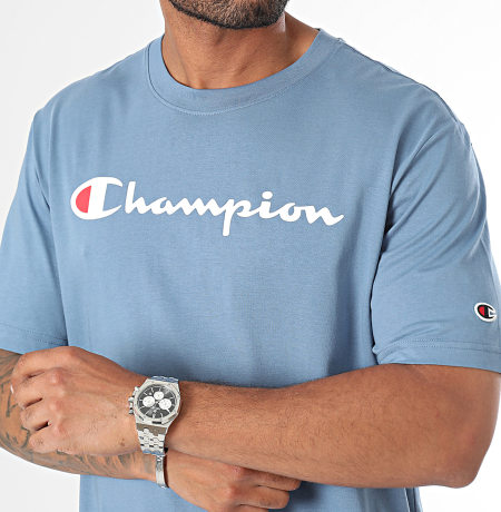 Champion - Maglietta 220256 Azzurro