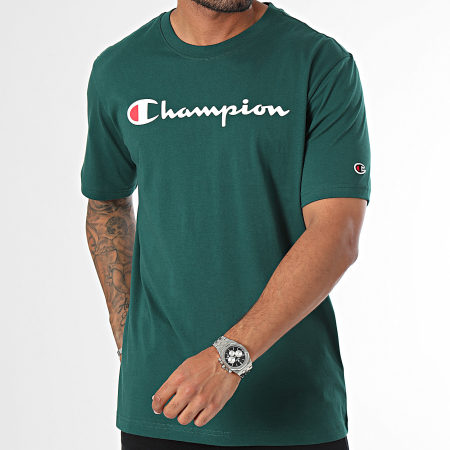 Champion - T-shirt 220256 Donkergroen