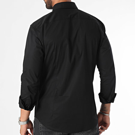 HUGO - Camicia Ermo a maniche lunghe 50505315 Nero