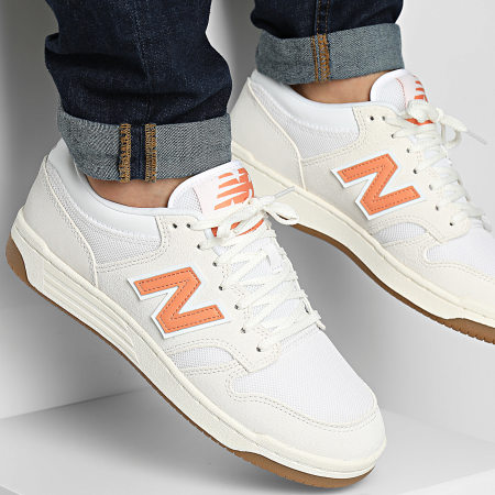 New Balance - Cestini 480 BB480LLB Beige Bianco