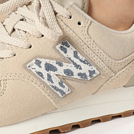 New Balance - Zapatillas Mujer 574 WL574IH2 Beige Leopardo