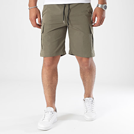 Attaque des Titans - Logo Cargo Shorts Caqui Verde