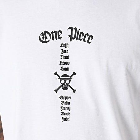 One Piece - Tee Shirt Oversize Anniversary Blanc