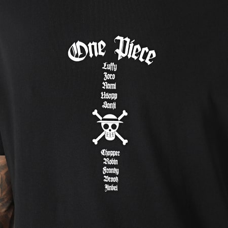 One Piece - Tee Shirt Oversize Anniversary Noir