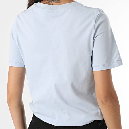 Tommy Hilfiger - Tee Shirt Femme Reg Script 2589 Bleu Clair