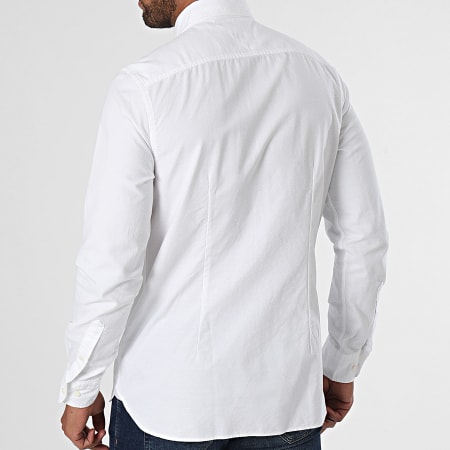 Tommy Hilfiger - Chemise Manches Longues Oxford Dobby 5769 Blanc