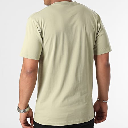 Vans - T-shirt met logo op linkerborst A3CZEZ Khaki Green