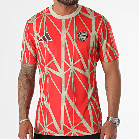 Adidas Originals - Tee Shirt Bayern Munich JJ1387 Rouge Beige