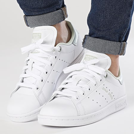 Adidas Originals - Stan Smith W Zapatillas Mujer IF6998 Calzado Blanco Lino Verde