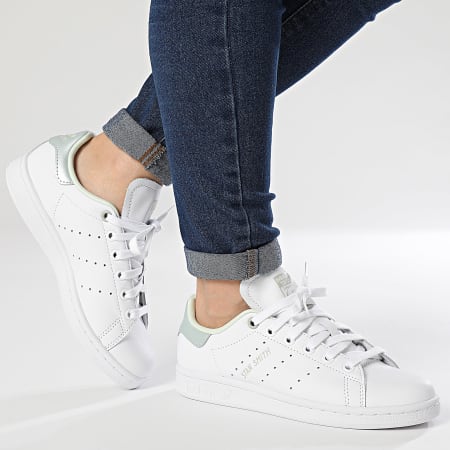 Adidas Originals - Stan Smith W Zapatillas Mujer IF6998 Calzado Blanco Lino Verde