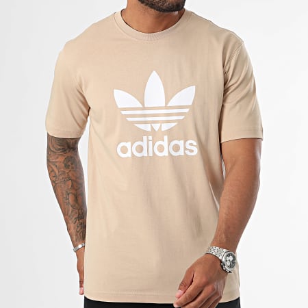 Adidas Originals - Tee Shirt Trefoil IZ2351 Beige