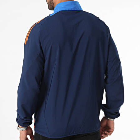 Adidas Performance - Chaqueta con cremallera Juventus IS5824 Navy Orange Stripe