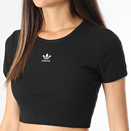 Adidas Originals - Damesshirt Ess Rib IY9664 Zwart