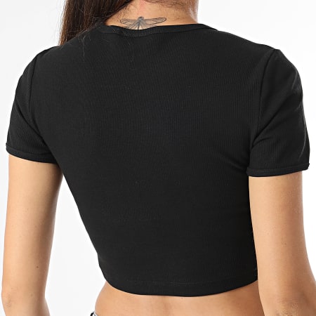 Adidas Originals - Camiseta Ess Rib Mujer IY9664 Negro