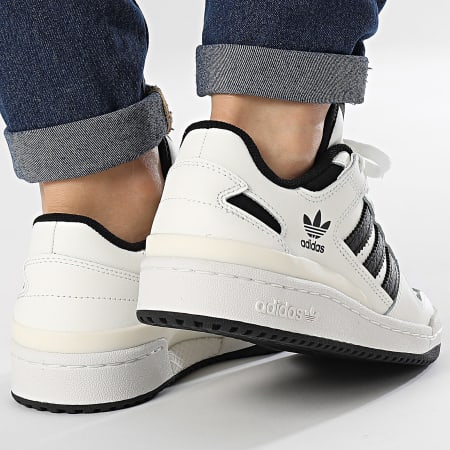 Adidas Originals - Forum Laag CL J Damesschoenen IH7918 Kern Wit Kern Zwart