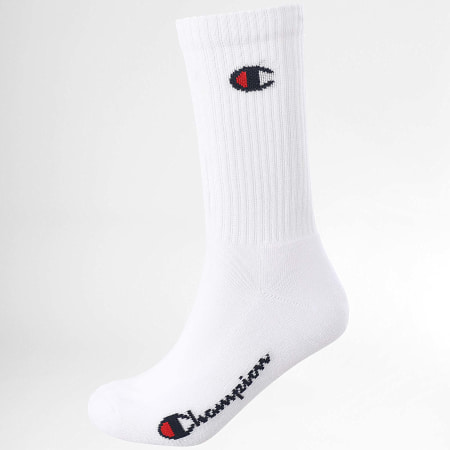 Champion - Lote de 6 pares de calcetines U20005 Navy White Heather Grey