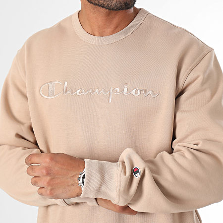 Champion - Sudadera cuello redondo 220272 Beige oscuro