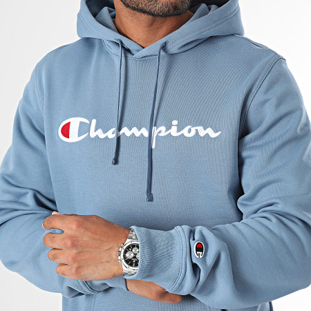 Champion - Sweat Capuche 220253 Bleu Clair