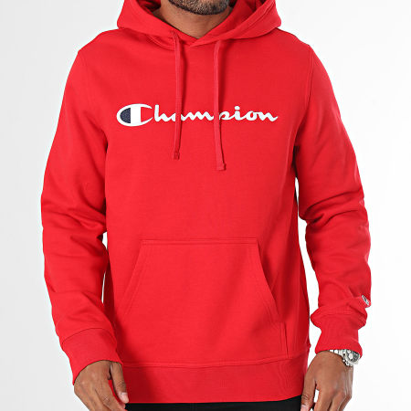 Champion - Sweat Capuche 220253 Rouge