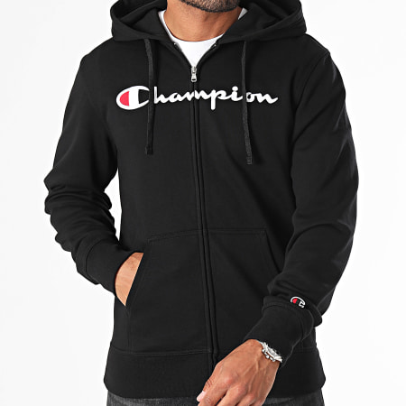 Champion - Sudadera con cremallera 220255 Negro