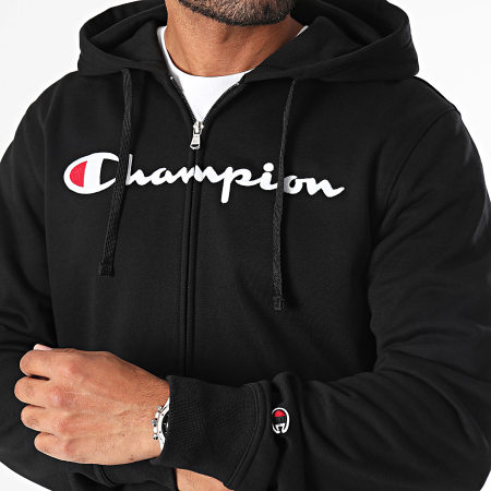 Champion - Sudadera con cremallera 220255 Negro