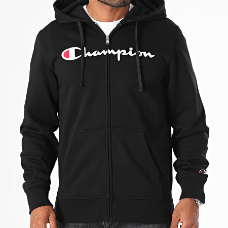 Champion - Sudadera con cremallera 220255 Negro