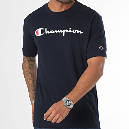 Champion - Maglietta 220256 blu navy