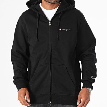 Champion - Sudadera con cremallera 220260 Negro