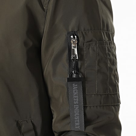 Kymaxx - Veste Bomber Vert Foncé