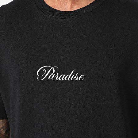 Luxury Lovers - Tee Shirt Oversize Large Paradise Arancione Nero