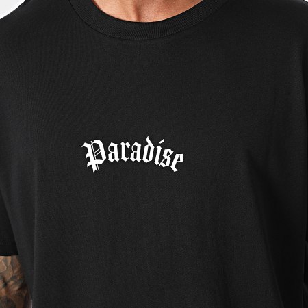 Luxury Lovers - Tee Shirt Oversize Large Paradise Rose Negro