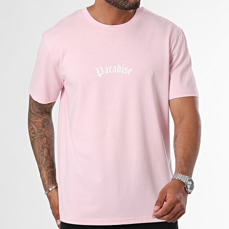 Luxury Lovers - Camiseta Oversize Grande Paradise Rose
