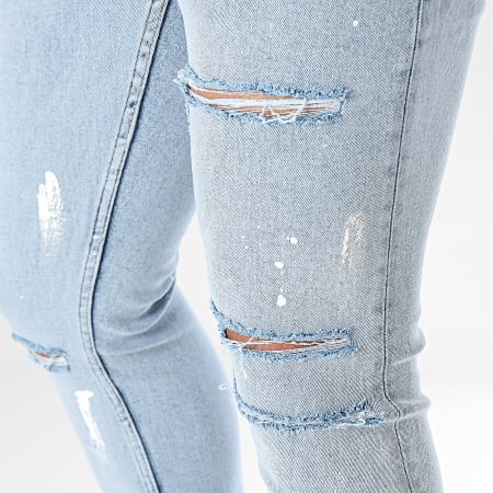 2Y Premium - Jeans skinny con lavaggio blu