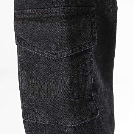 2Y Premium - Pantalón vaquero negro relaxed fit