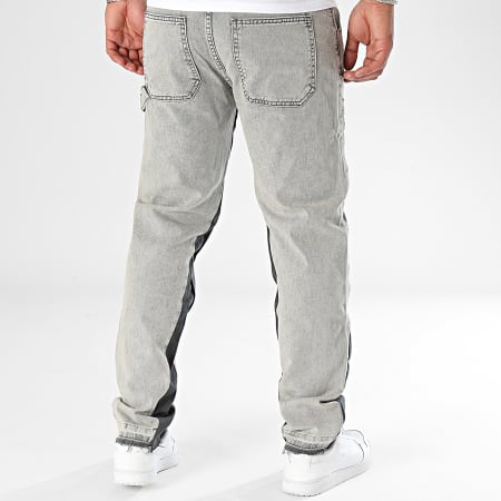 2Y Premium - Houtskool grijs gevlekte jeans