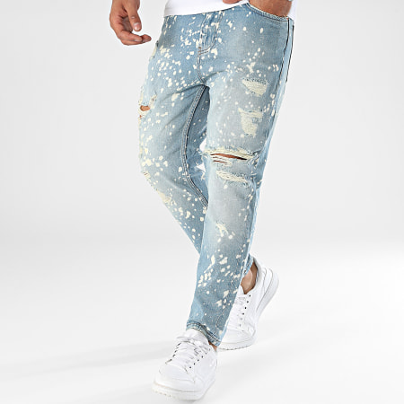 2Y Premium - Jeans slim in denim blu