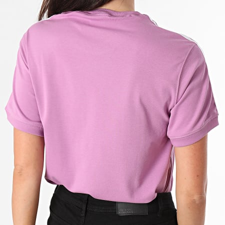 Adidas Originals - Camiseta 3 Rayas Mujer IY2103 Morado