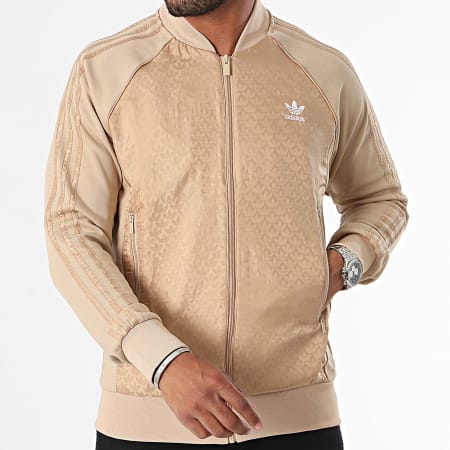 Adidas Originals - MonoTracktop Jas met Ritssluiting IX6734 Beige