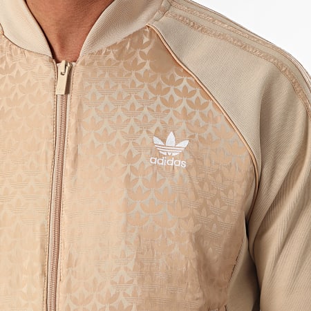 Adidas Originals - MonoTracktop Jas met Ritssluiting IX6734 Beige