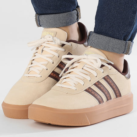 Adidas Sportswear - Women's Sneakers Court Suede IH7512 Crystal Sand Mystery Brown Gum 10