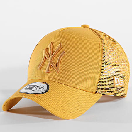 New Era - Casquette Trucker League Essential NY 60565188 Jaune Moutarde