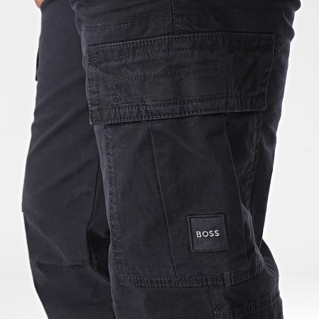 BOSS - Sisla Cargo Broek 50519573 marineblauw