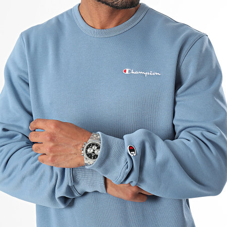 Champion - Felpa girocollo 220259 Azzurro