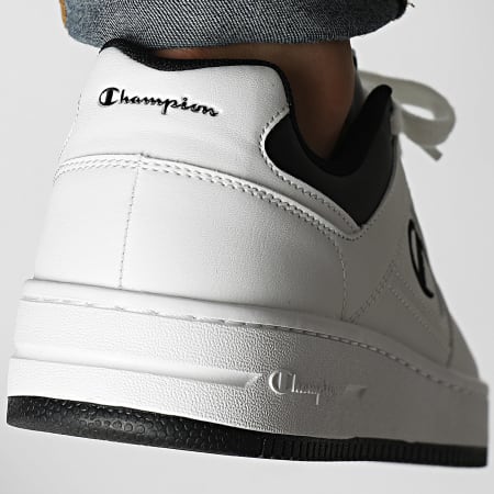 Champion - Foul Play Element Low S22340 Bianco Nero Scarpe da ginnastica