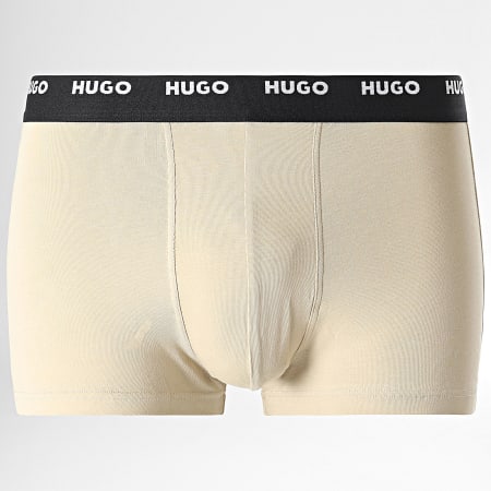 HUGO - 5 Trunk Boxers 50479944 Navy Beige Zwart Lichtgroen Blauw