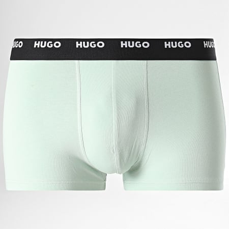 HUGO - 5 Trunk Boxers 50479944 Navy Beige Zwart Lichtgroen Blauw